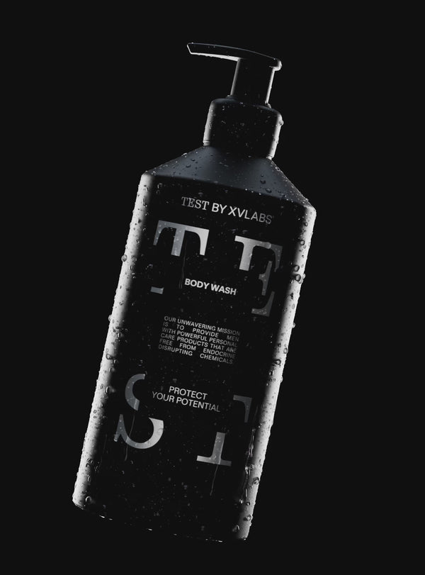 TEST BODY WASH spinning animation